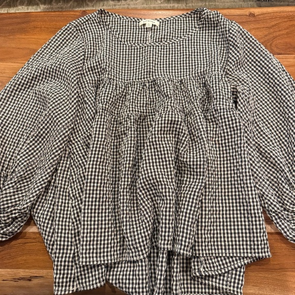 Max Studio Gingham Blouse BUNDLE of 2 - Picture 2 of 8